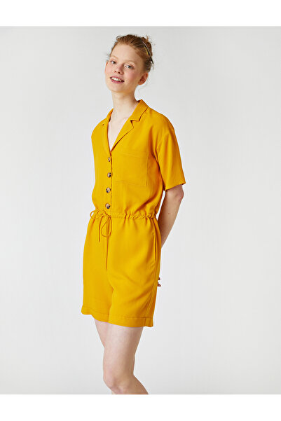 Koton Overall mit Knopfdetail