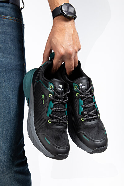 Erceka Lace-Up Casual Sports Shoes Sneaker Men's Blue Khaki Black Orthopedic Insoles