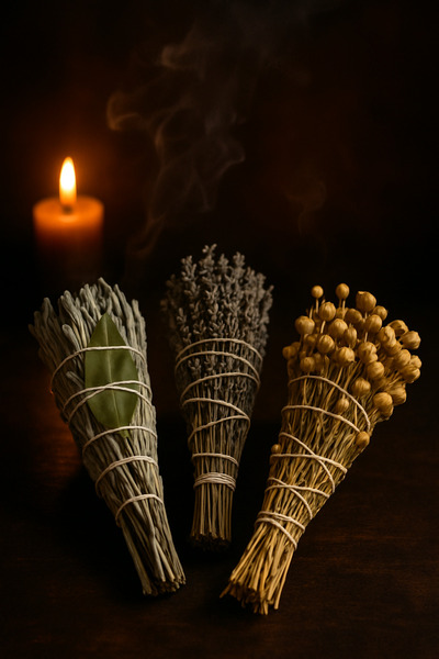 nk organik Adaçayı Tütsü, Lavanta Tütsü Üzerlik Otu(NAZAR OTU) Tütsü Demeti R...