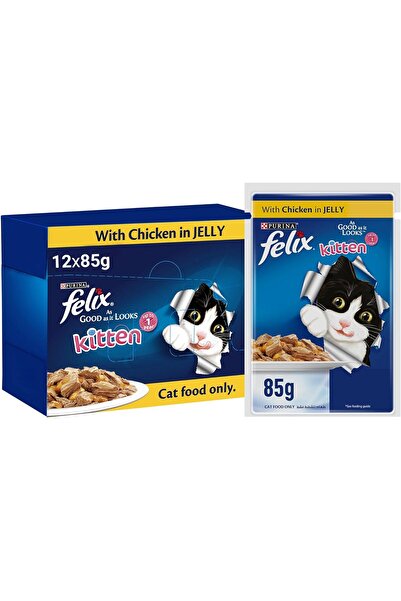 Filex Felix Wet Cat Food - Chicken (12 x 85 g)