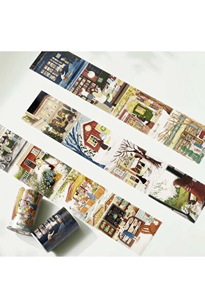 İthal L7-108cm Bandă washi cu tematică de sezon "Passing of the Seasons "