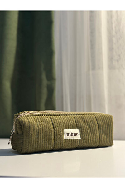 MY.MİMO Kadife Makyaj Çantası - Kalemlik - Organizer