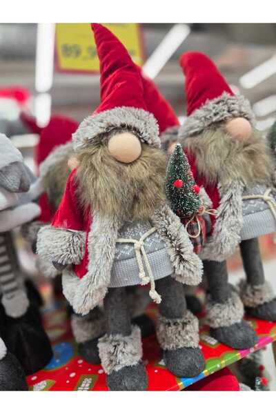 Jumbo Decorative figurine gnome red hat Santa Claus 70cm