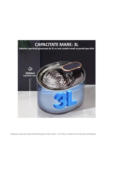 OEM Automatic Fountain Water Dispenser for Cats and Dogs – 3L, Purification and Filtration System