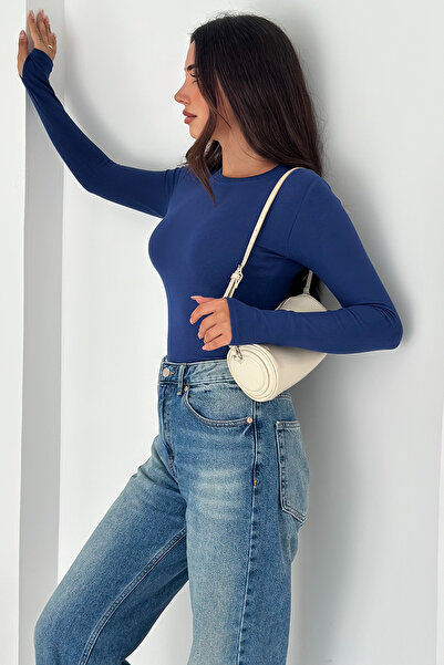 Noa Noa Women's Finger-Looped Long Sleeve Blouse – Fitted & Unlined