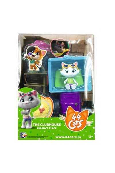 Smoby Figurina 44 Cats - The Clubhouse, Milady cu accesorii