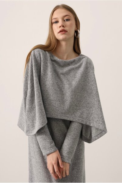 İldies store Long Dress with Cape New