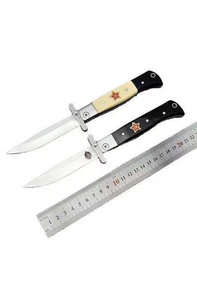 Ems Set of 2 Russian Collectible Knives 22 cm with belt holster