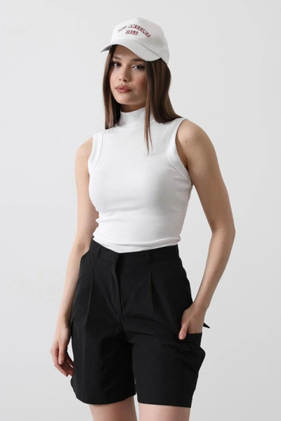 GENCULUS Cargo Shorts with Pockets Black