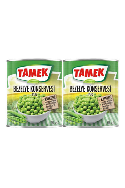 TAMEK BEZELYE KONSERVESİ, 830 gr 2 ADET