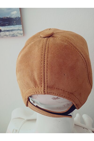 hoaryage Unisex Genuine Suede Lambskin Baseball Cap