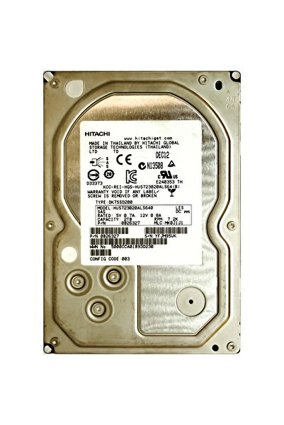 OEM Hitachi (HUS723020ALS640) 2TB Ultrastar 7K3000 SAS-2 (3.5") 6Gbps 7.2K HD...
