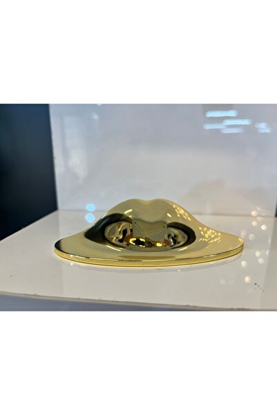 Taşkın Aksesuar Stone Metal Handle 64mm Gold Cabinet Door Tv Unit Modern Drawer Furniture Handle Nightstand Gold