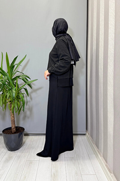 AlMarwah Accessory Detailed Dress Black 202927