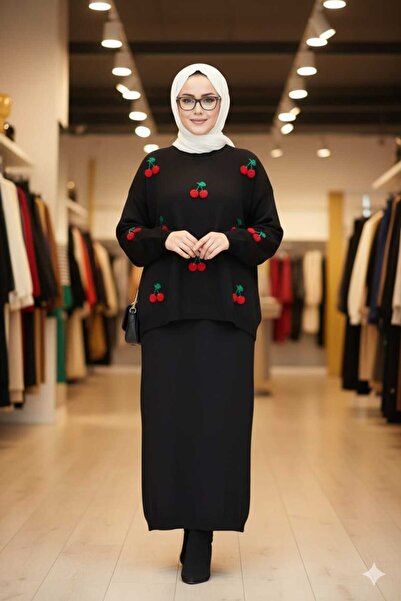 PEKA Cherry Patterned Gilet Dress