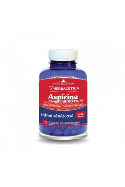 herbagetica Natural Aspirin Cardioprim 120 Capsules
