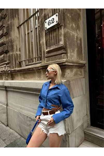 GENCULUS Sky Popin Crop Side Double Keer Detail Avi