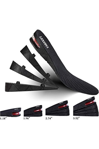 Generic LEXEBY1 Height Increase Insole, 4-Layer Orthotic Heel Shoe Lift