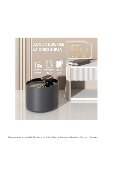 OEM Automatic Fountain Water Dispenser for Cats and Dogs – 3L, Purification and Filtration System