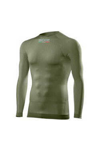 SIX2 Ts2 4 Season Thermal Long Sleeve T-Shirt Khaki