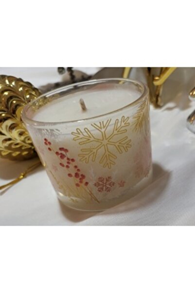 Liona CHRISTMAS Candle 100 g with wooden star holder, XMAS Punch