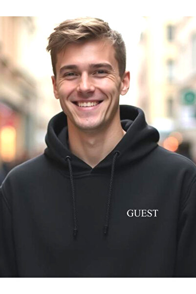 Guest Hooded Kangaroo Pocket Hoodie Sweat