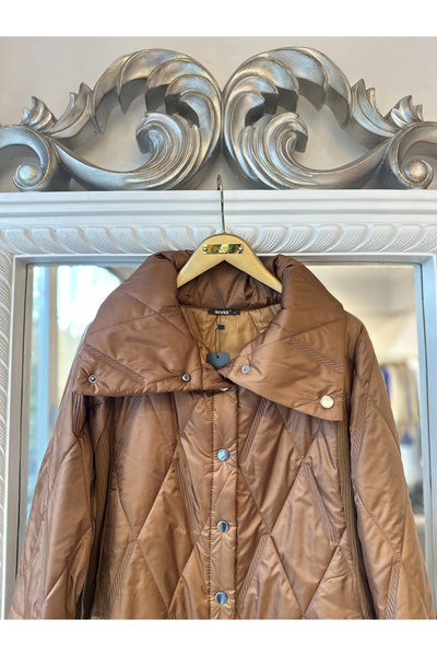 Invee Brownie Quilted Jacket