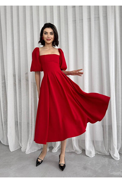 GENCULUS Benjamin Bell Skirt Midi Dress