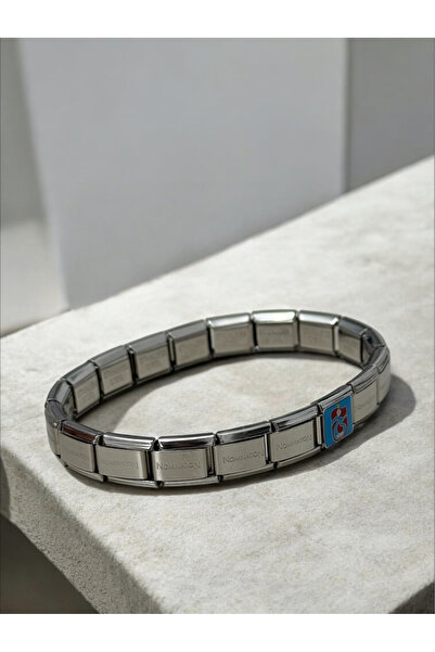 MAC CENTER Italian Steel Unisex Women's Bracelet-Men's Bracelet Trabzonspor