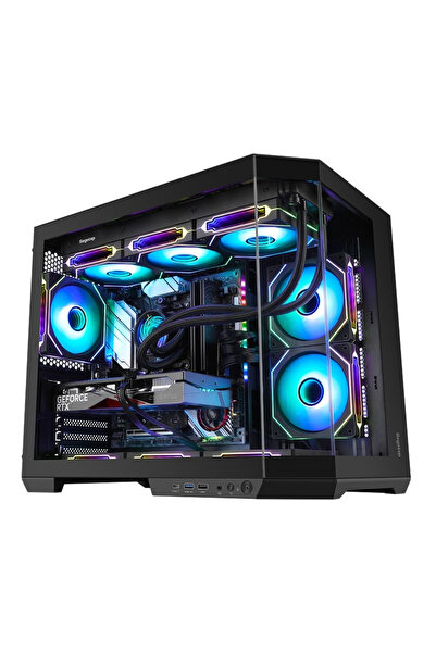 Segotep Lumi 3T Siyah 750W 80+ Bronze PCIE 5.1 Midi Tower Kasa (6xARGB Fan)