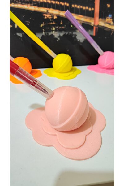 END Design حامل أقلام على شكل مصاصة ذائبة |   حامل أقلام فردي بخمسة ألوان |  ...