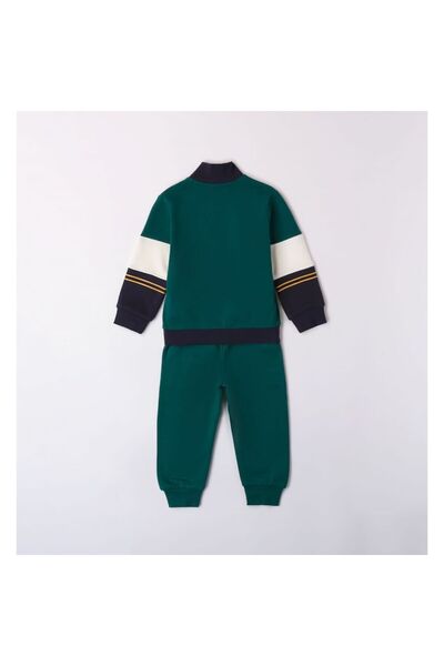Sarabanda Tracksuit Hoodie and Pants, Green, 98-104 cm
