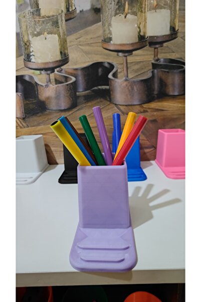 END Design حامل أقلام يمكن استخدامه كحامل للهاتف |   5 خيارات للألوان |   تصم...