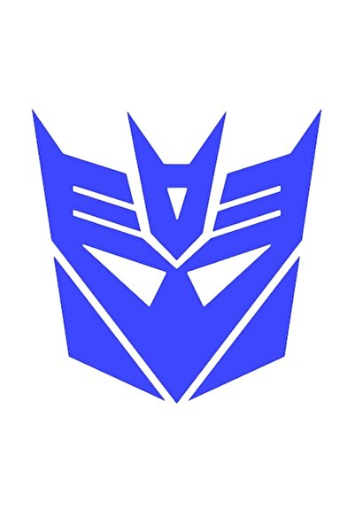 Oracal Transformers sticker, 12cm, blue