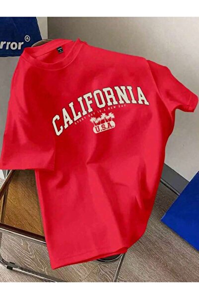 Soothing Space تي شيرت كاليفورنيا لوس أنجلوس مطبوع للجنسين