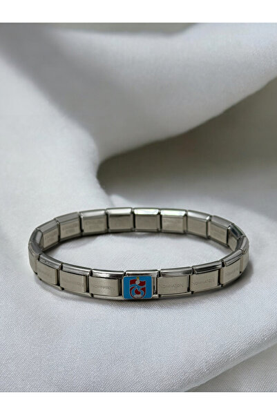 MAC CENTER Italian Steel Unisex Women's Bracelet-Men's Bracelet Trabzonspor