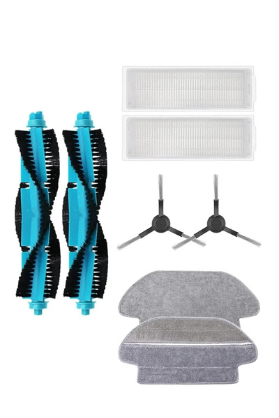 ROPALDE V2 Pro, V3 and Viomi Se Robot Vacuum Cleaner Compatible Set of 8 Spare Parts