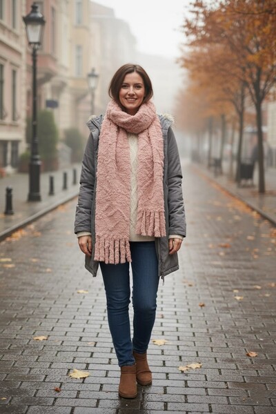 FRESCO SCARFS Plush Camisole Scarf