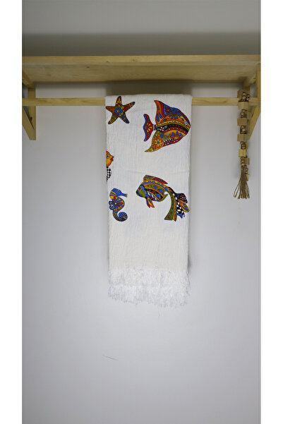 AQUATOLIA Muslin Colorful Fish Peştemal / Beach Towel