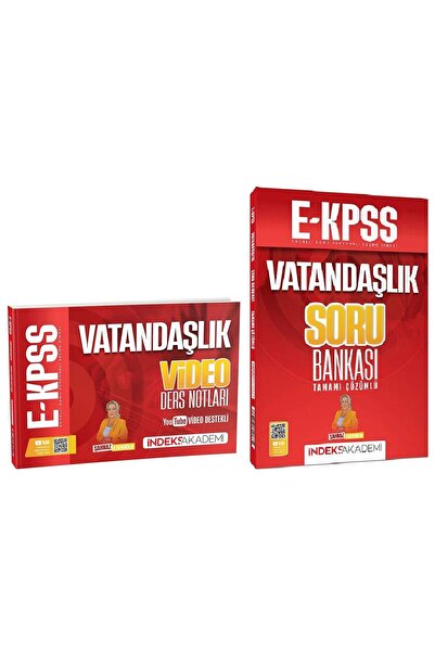 İndeks Akademi 2026 EKPSS Vatandaşlık Video Ders Notları + Soru Bankası 2 li ...