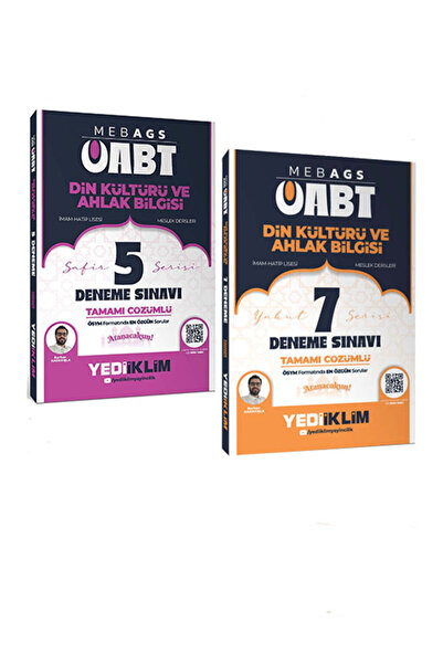 Yediiklim Yayınları 2026 MEB AGS ÖABT Burhan Karakışla Din Kültürü Ve Ahlak B...