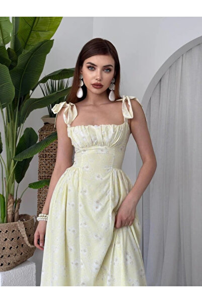 GENCULUS Khalesi Shoulder Tie Dress