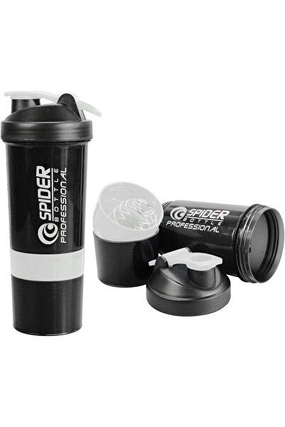 Al Rayyan Sports Dovaz® Protein Shaker Bottle - Spider Cyclone Shaker 500ml (White)