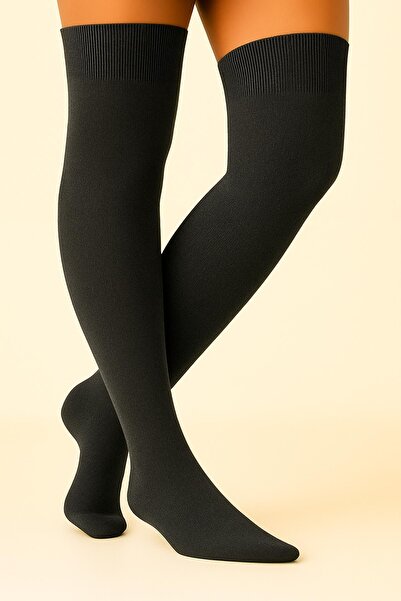 COTENCONCEPT 3 Pairs of Cotton Blend Over-The-Knee Socks