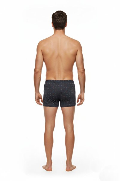 İki Yıldız Men's Stretch Fabric Print Patterned Boxer Bgl-St05008