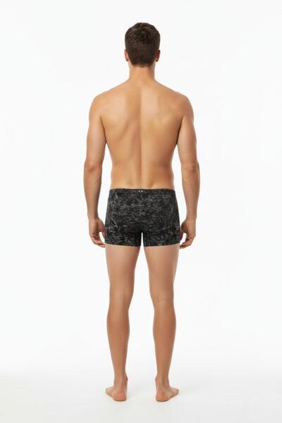 İki Yıldız Men's Stretch Fabric Print Patterned Boxer Bgl-St05008