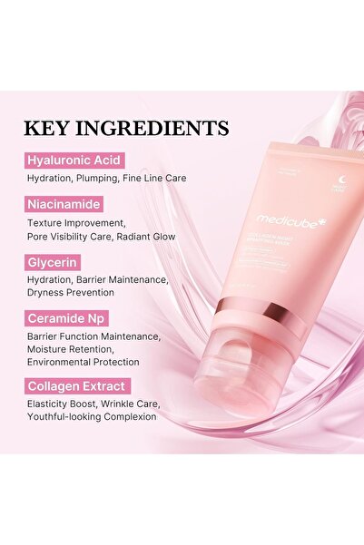 NONAMEE Medicube Collagen Night Wrapping - Korean Overnight Peel Mask (75 ml)