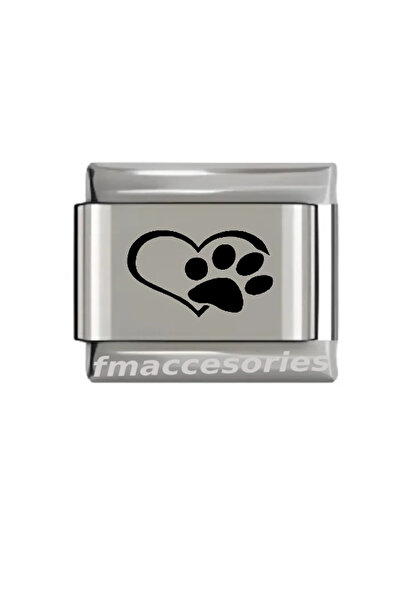 fmaccesories سوار من الفولاذ الإيطالي بلون فضي، تصميم للأزواج، طباعة بالليزر،...