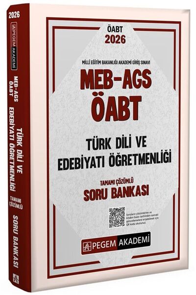 Pegem Akademi Yayıncılık SÜPER FİYAT - Pegem 2026 ÖABT MEB-AGS Türk Dili ve E...