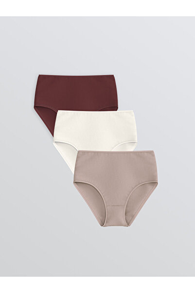 LC Waikiki سراويل داخلية كلاسيكية مسطحة من فيجن نيو سيزون، 3 قطع